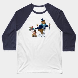 Party Time Bear and Monkey Baseball T-Shirt